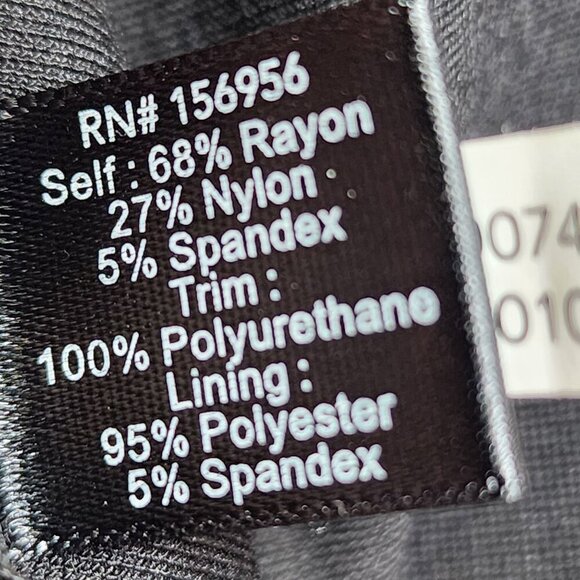 Boston Proper Black Cold Shoulder Top With Faux Leather Trim Medium - Picture 4 of 8